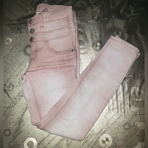 Jordache - Girl's Faded Pink Skinny Stretch Jeans (sz. 7)